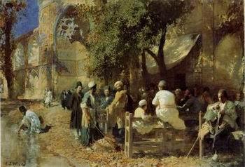  Arab or Arabic people and life. Orientalism oil paintings 90